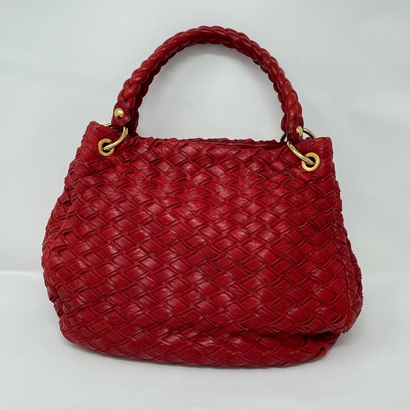 COPY - Vintage MIU MIU Red Nappa Leather Bag - Picture 6 of 14